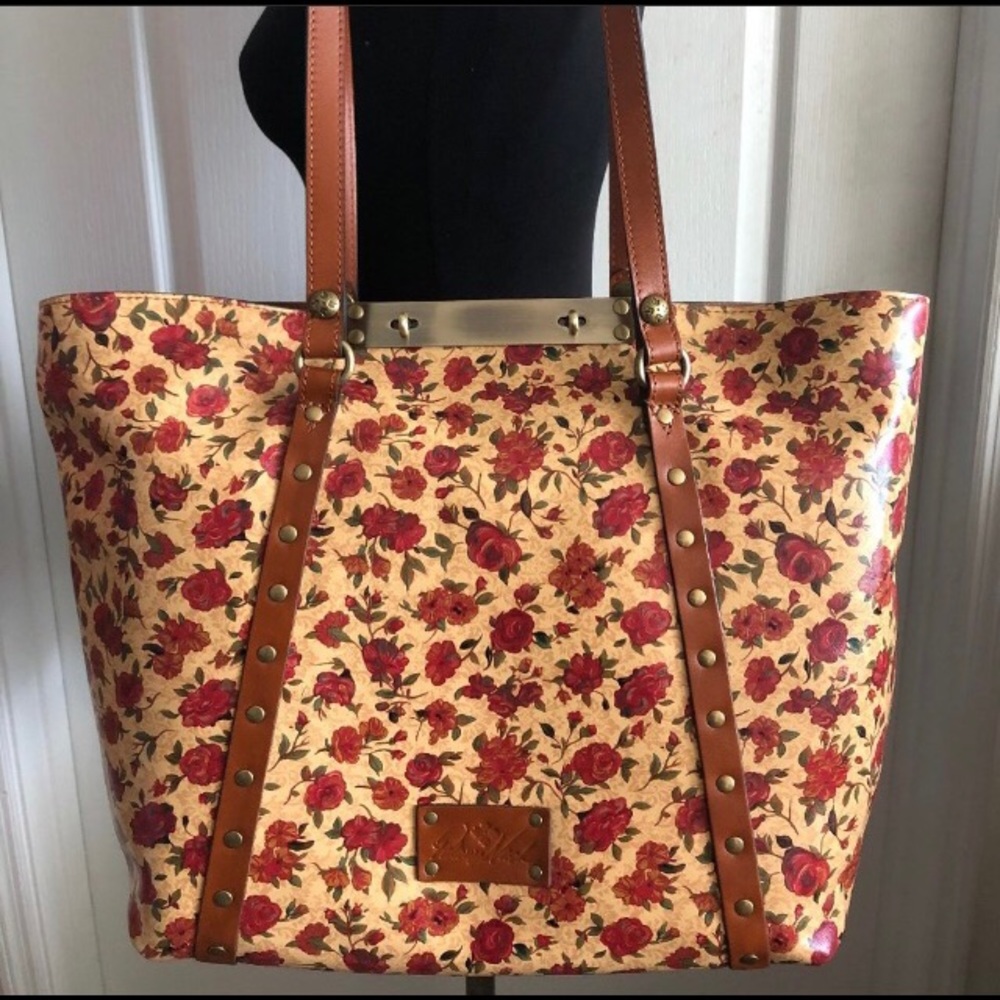 Patricia Nash Rosso Fiore Benvenuto Tote